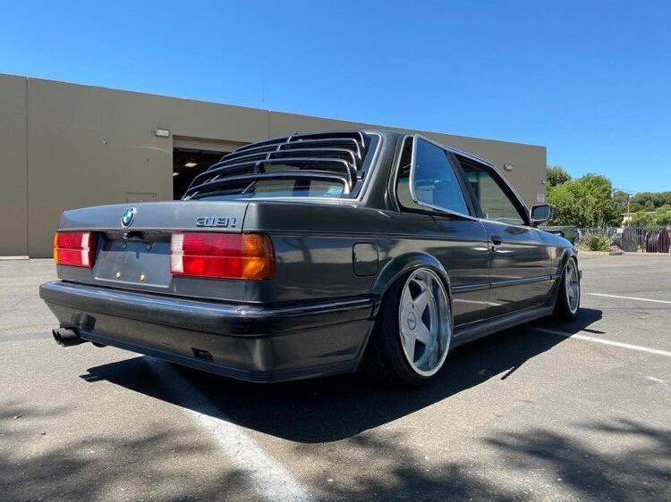 BMW E30 Rear Window Louver Visor Blinds absplastic Auto Sport Plastic